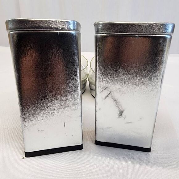 Zara Clear Platform Chucky Heels Women Size 9.5UD 40EU Metallic Sliver Retro - Picture 10 of 12